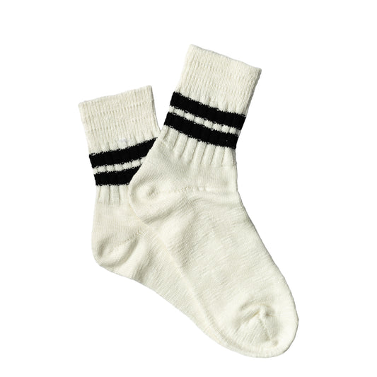 Anonymous Ism Slub Line Q Sock Black - pam pam