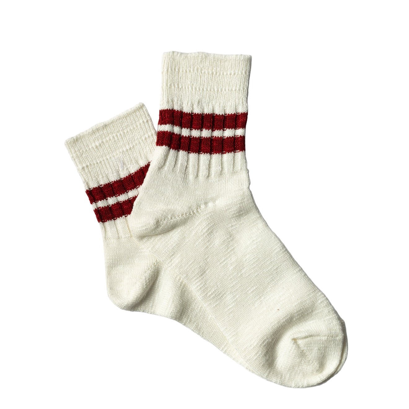 Anonymous Ism Slub Line Q Sock Red - pam pam 