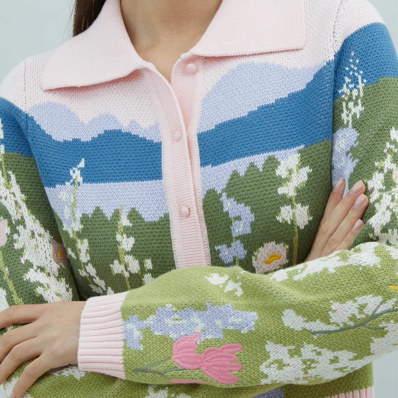 House of Sunny Sunset Blooms Tripper Blush - pam pam 