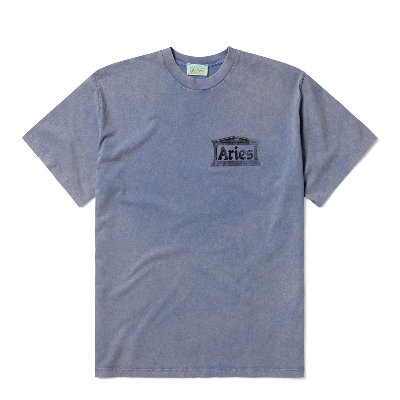 Aries Aged Ancient Temple SS Tee Blue