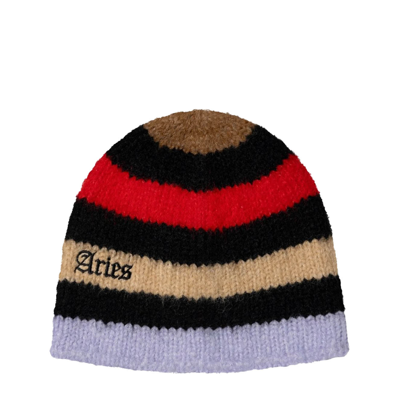 Aries Brushed Stripe Beanie Multi - pam pam 