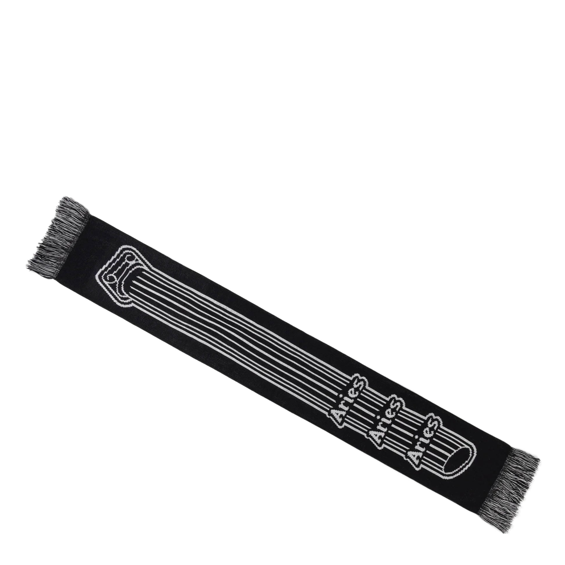 Aries Column Scarf Black - pam pam 