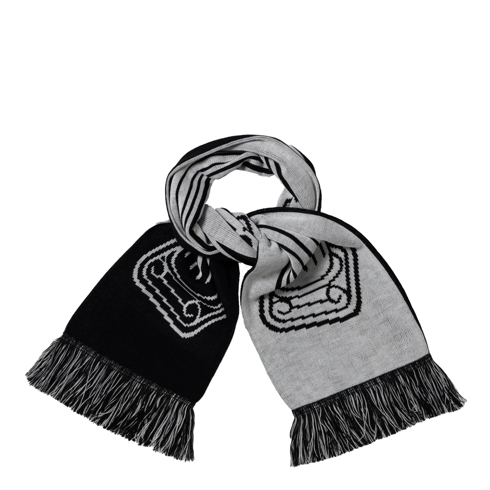 Aries Column Scarf Black - pam pam 