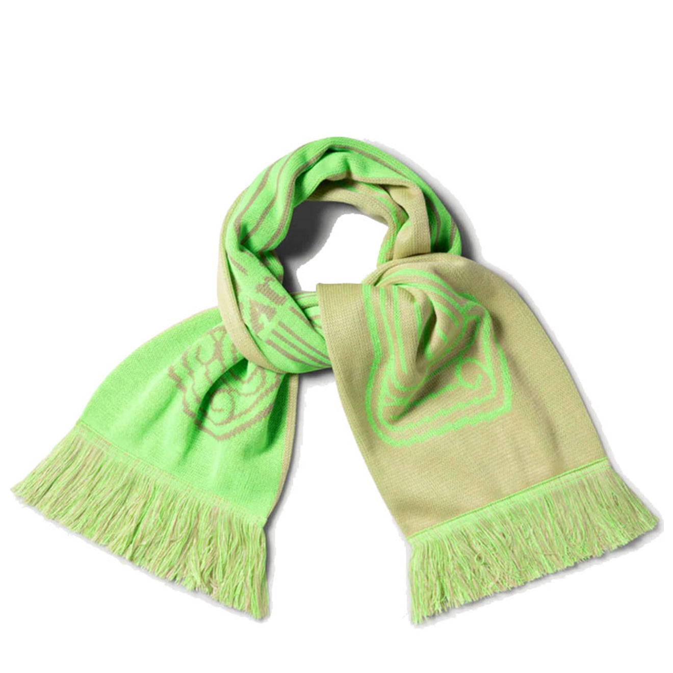 Aries Column Scarf Fluoro Green