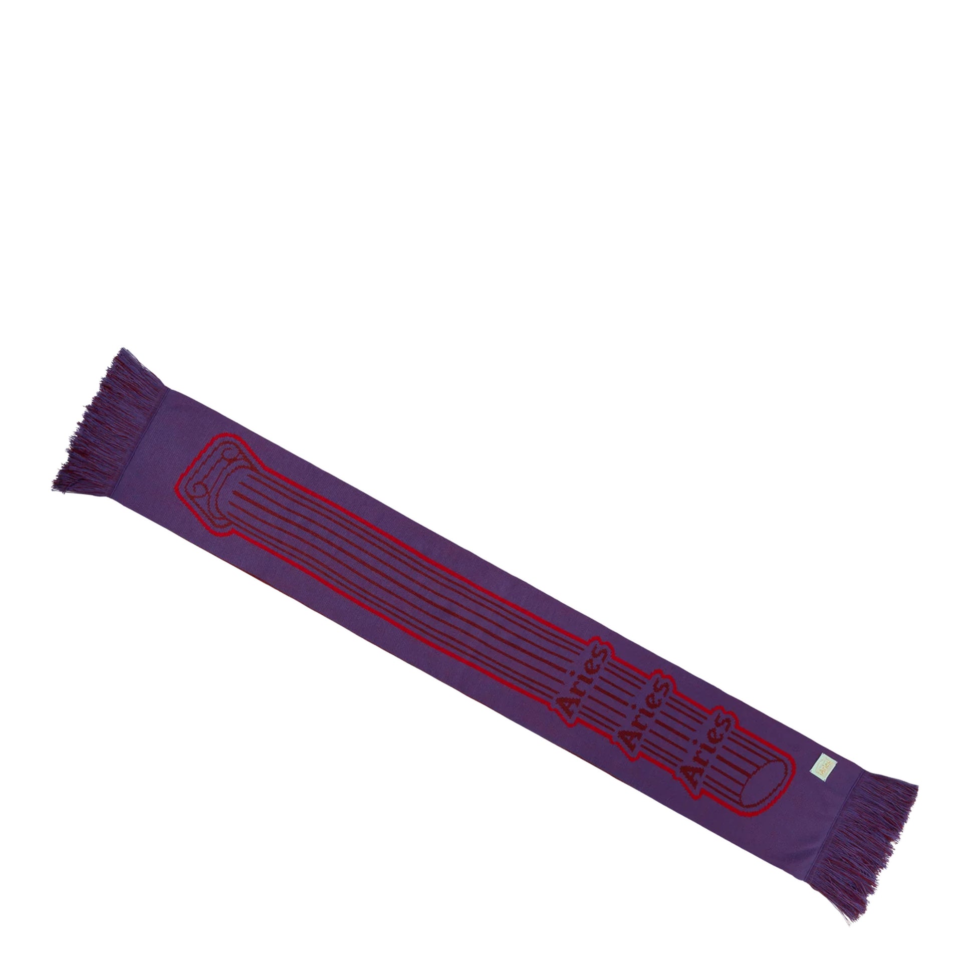 Aries Column Scarf Purple - pam pam 