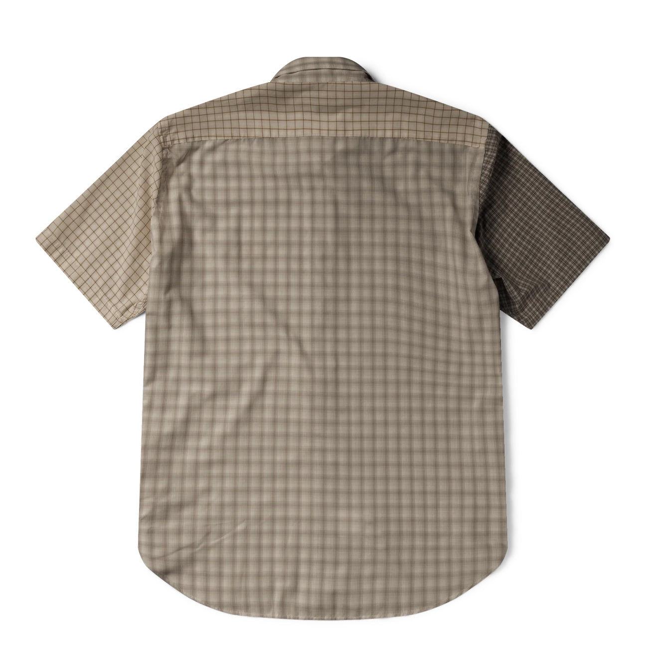 Aries Patchwork S/S Shirt Beige