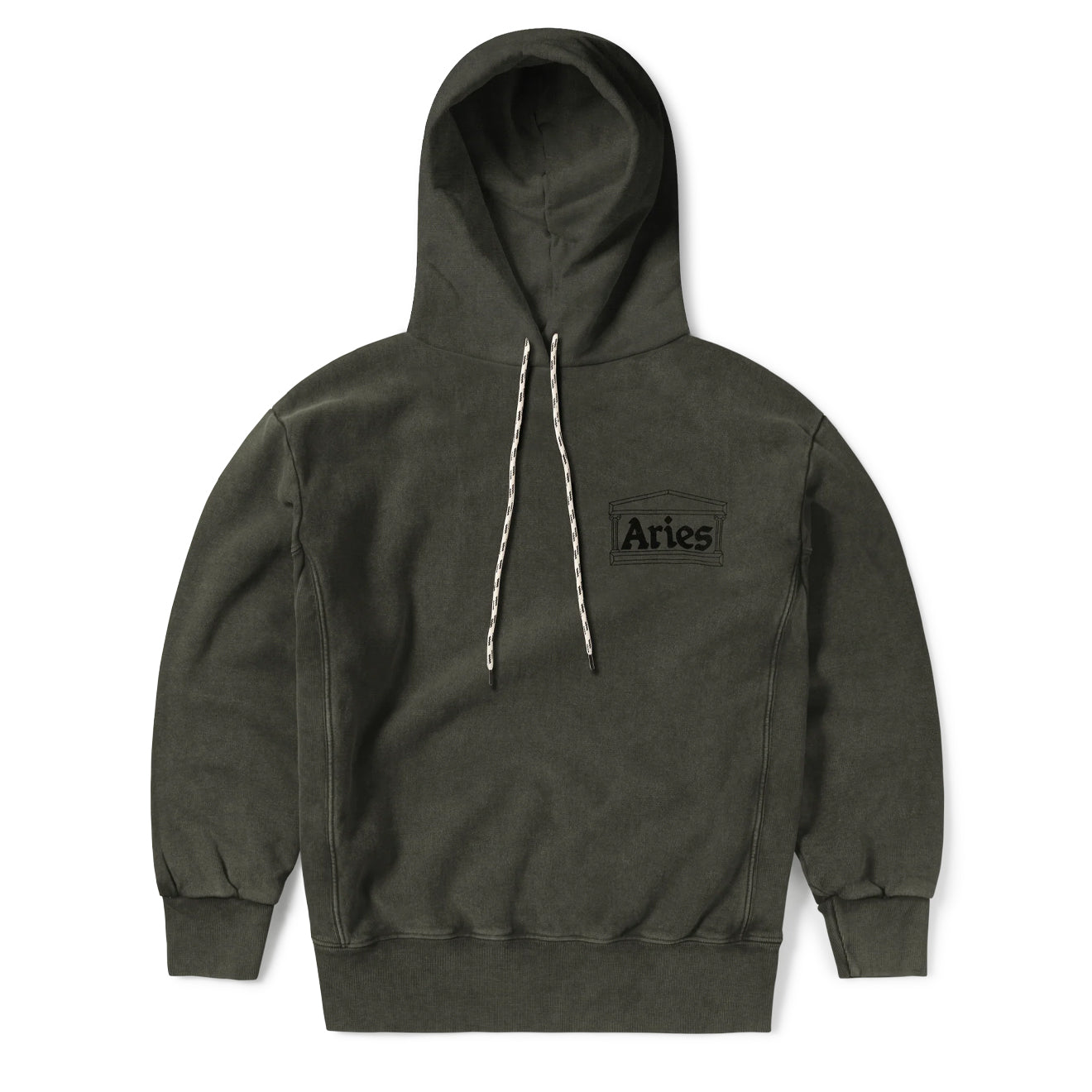 Aries Premium Aged Temple Hoodie Olive