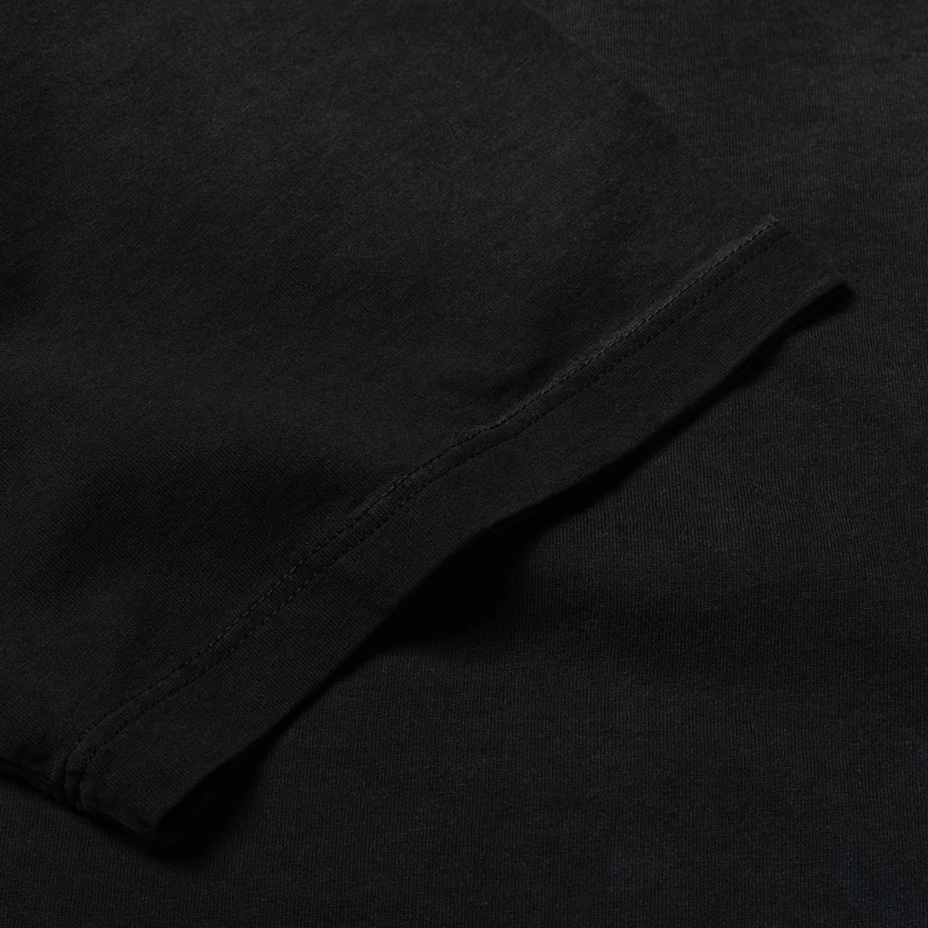 Aries Sunbleached Ancient Temple SS Tee Black - pam pam 