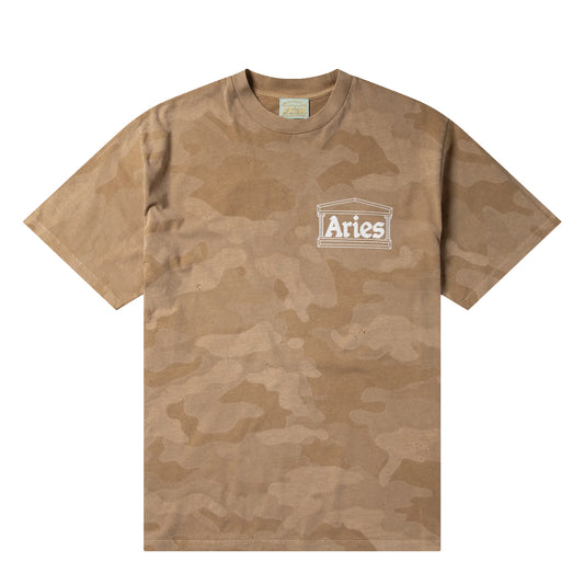 Aries Womens Aged Camo S/S Tee Desert