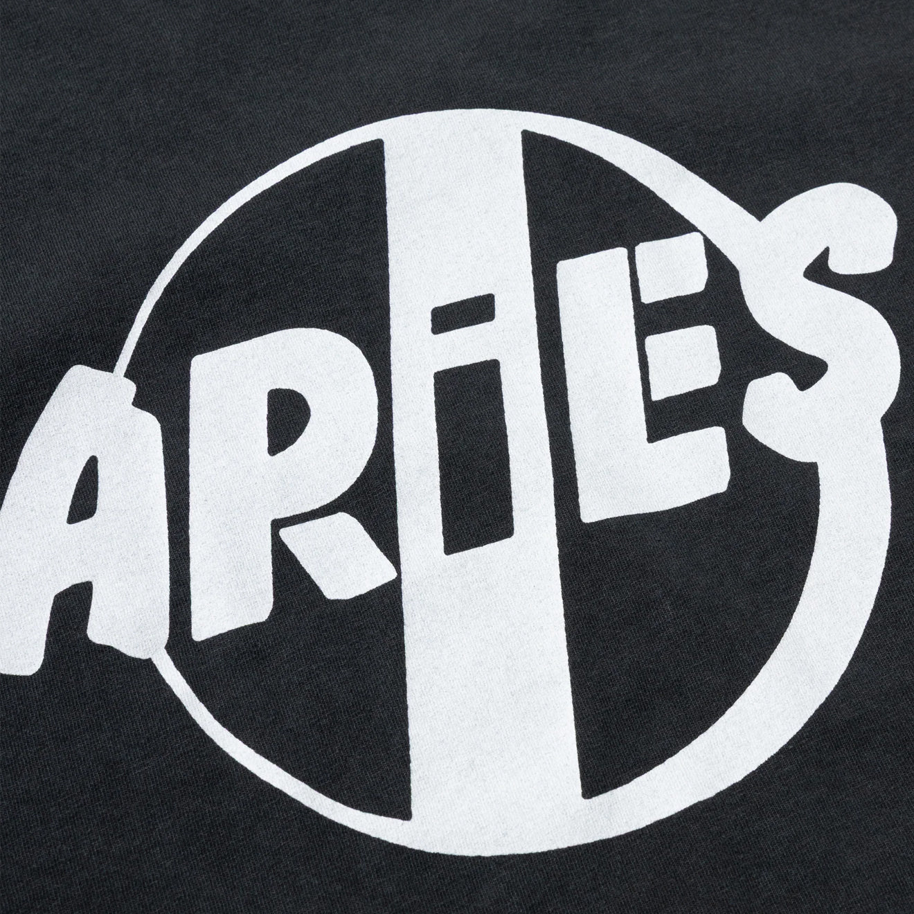 Aries Womens Faded Punk S/S Tee Black