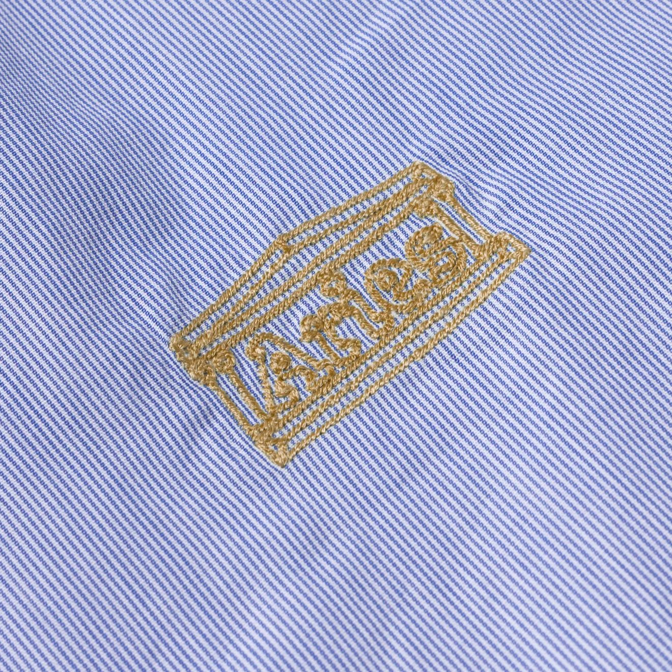 Aries Womens Stripe Poplin Classic Boxer Shorts Blue