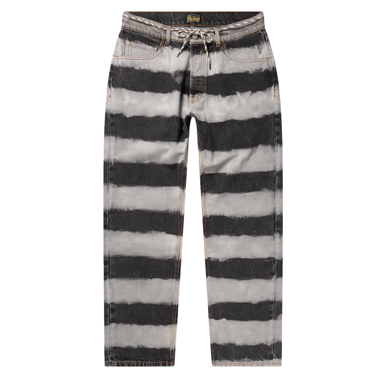 Aries Womens Stripey Lilly Jean Grey Multi