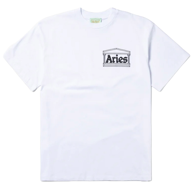 Aries Womens Temple SS Tee White