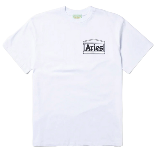 Aries Womens Temple SS Tee White