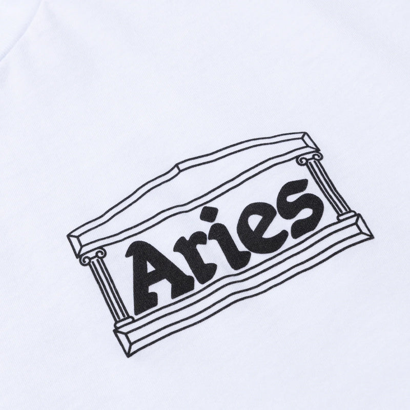 Aries Womens Temple SS Tee White