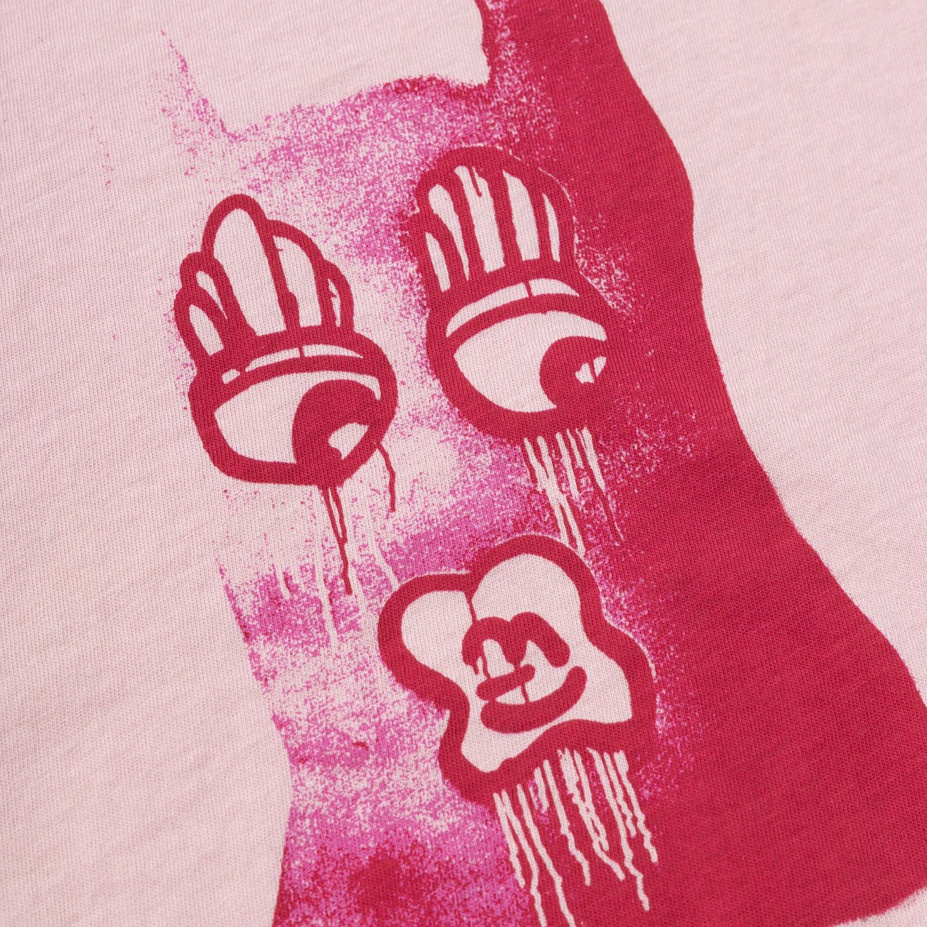 Aries Womens Who Knows S/S Ringer Tee Pink
