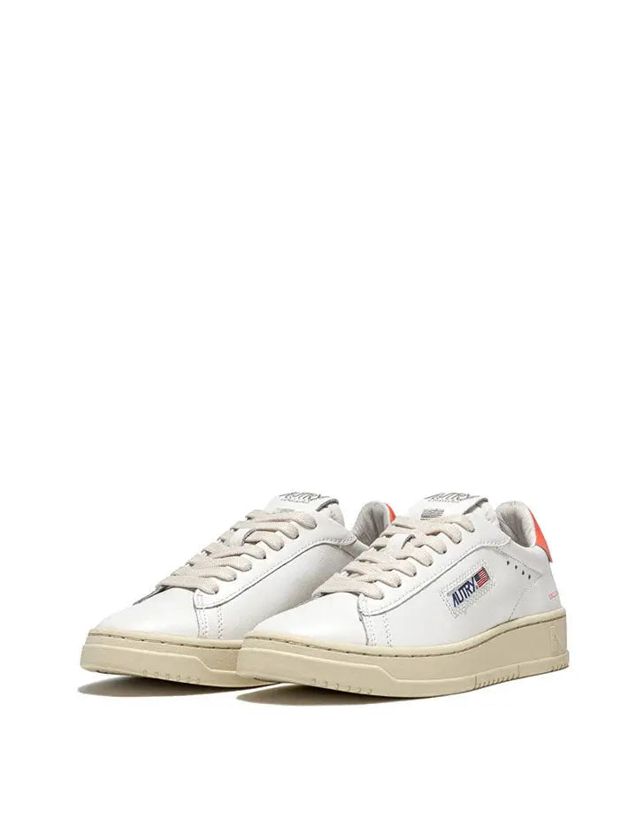 Autry Dallas Low Trainers White / Coral Autry