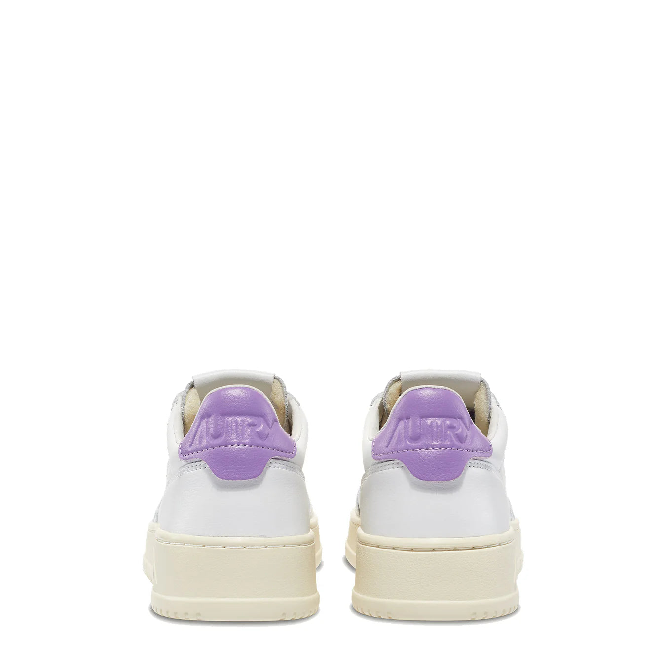 Autry Womens Medalist Low Trainer Leather / Leather - White / Lavender