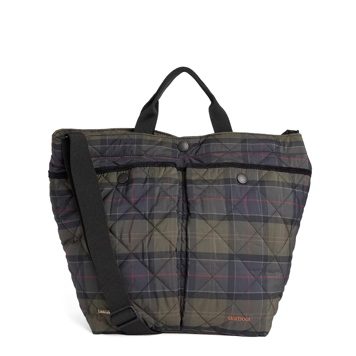 Barbour Tartan Liddesdale Tote Bag Shadow Classic Tartan