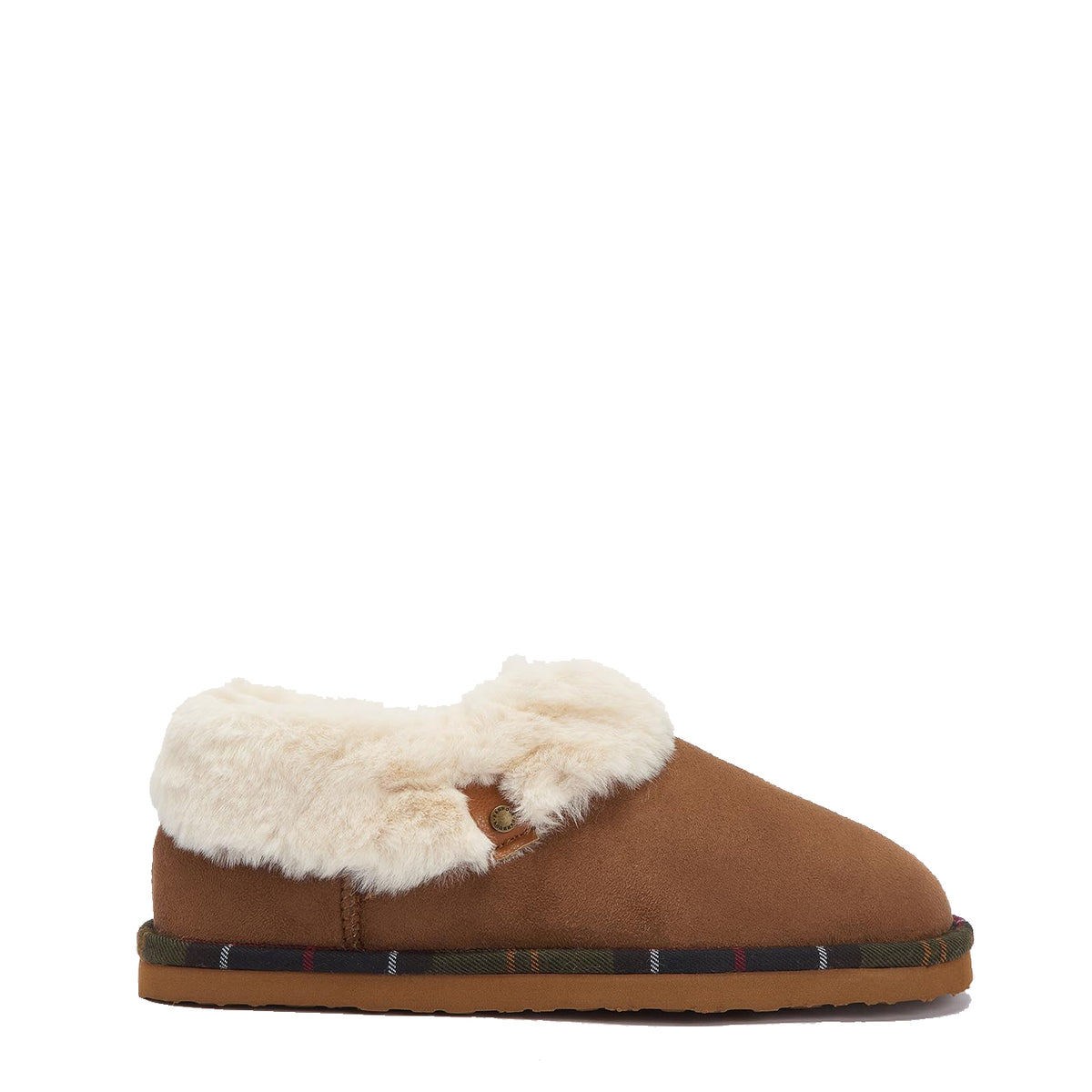 Barbour Womens Eloise Bootie Slipper Camel