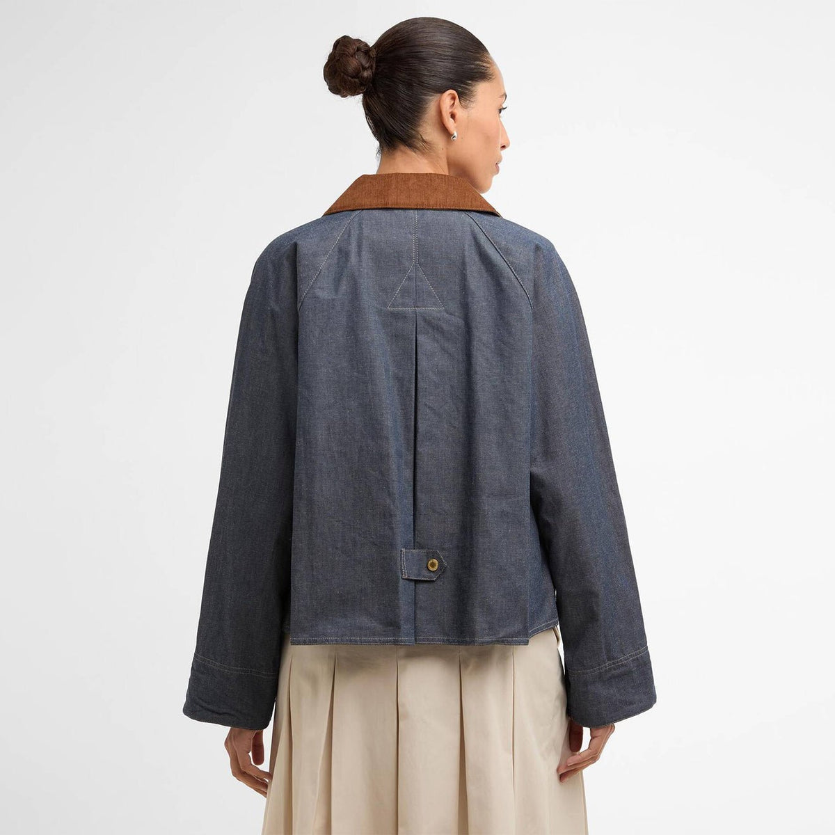 Barbour Womens Freckleton Denim Jacket Indigo / Dress