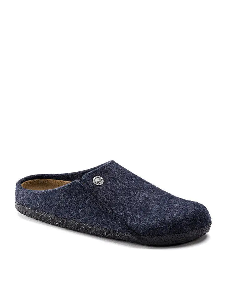 Birkenstock Zermatt Shearling Narrow Slipper Dark Blue Birkenstock