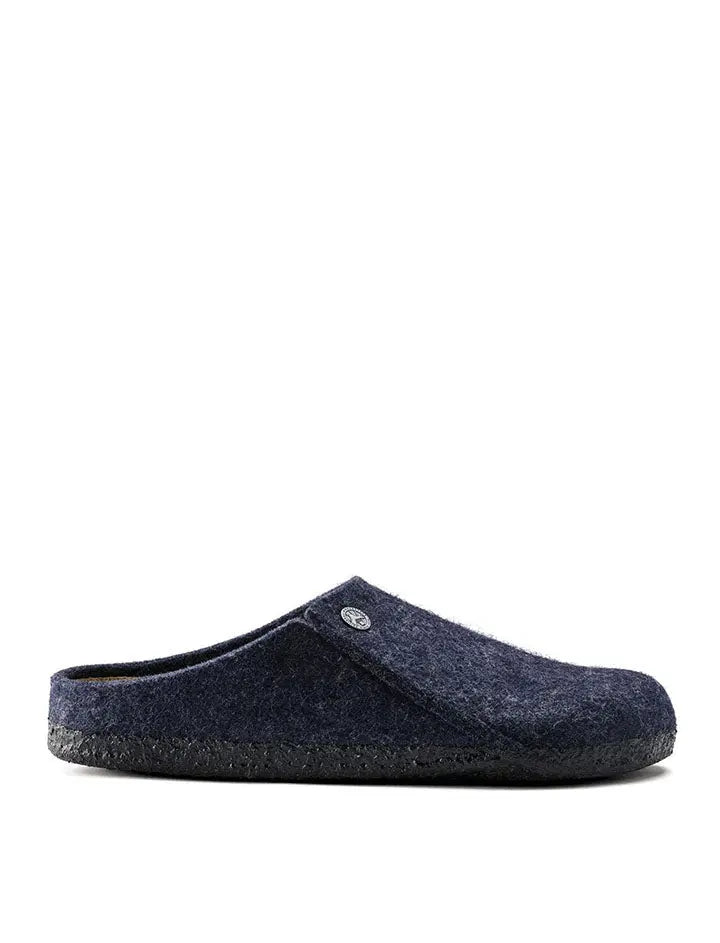 Birkenstock Zermatt Shearling Narrow Slipper Dark Blue Birkenstock