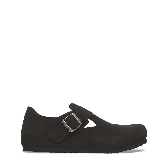 Birkenstock Womens Narrow London Suede Black