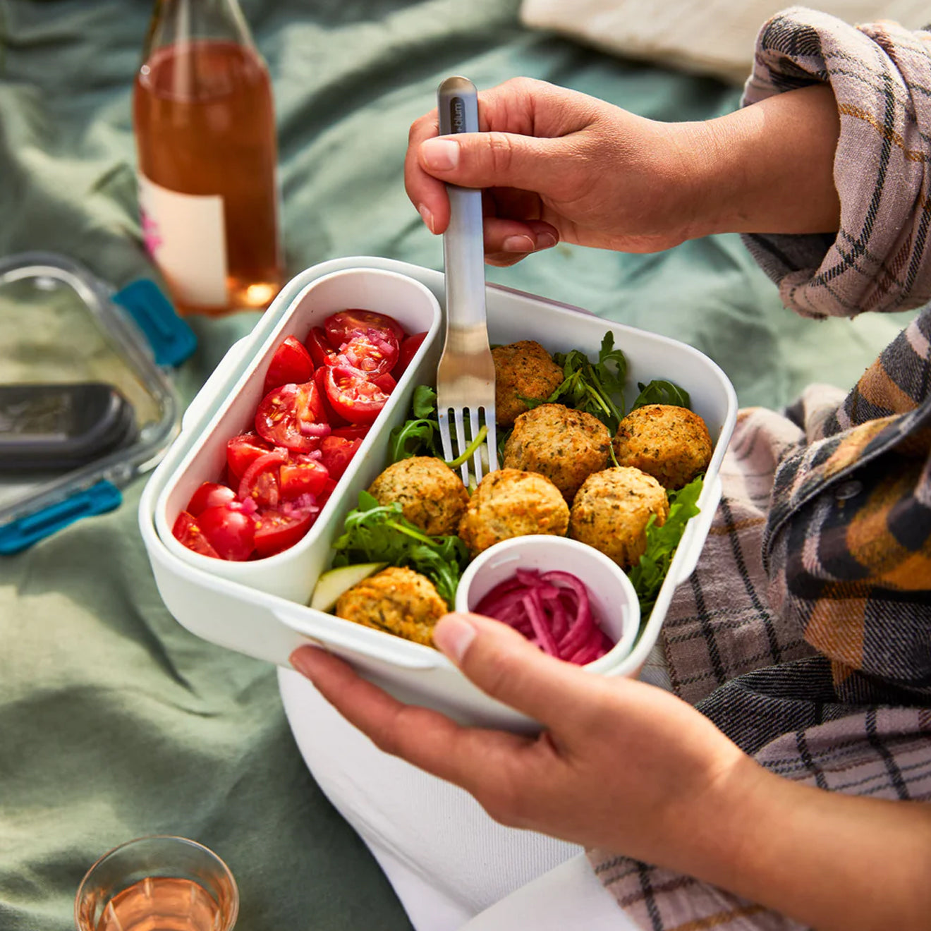 Black + Blum Lunch Box Original Olive - pam pam 