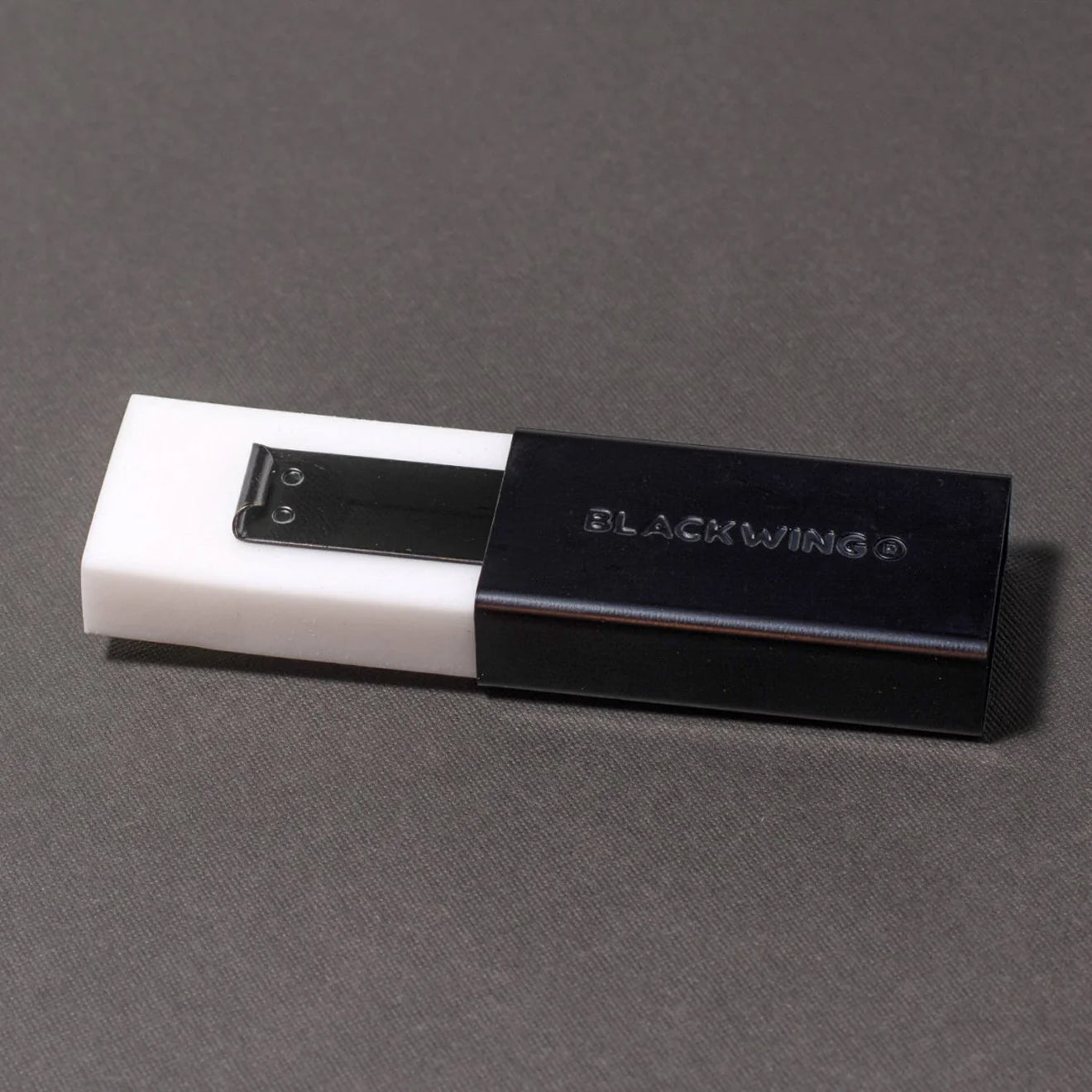 Blackwing Soft Handheld Eraser + Holder Black - pam pam 