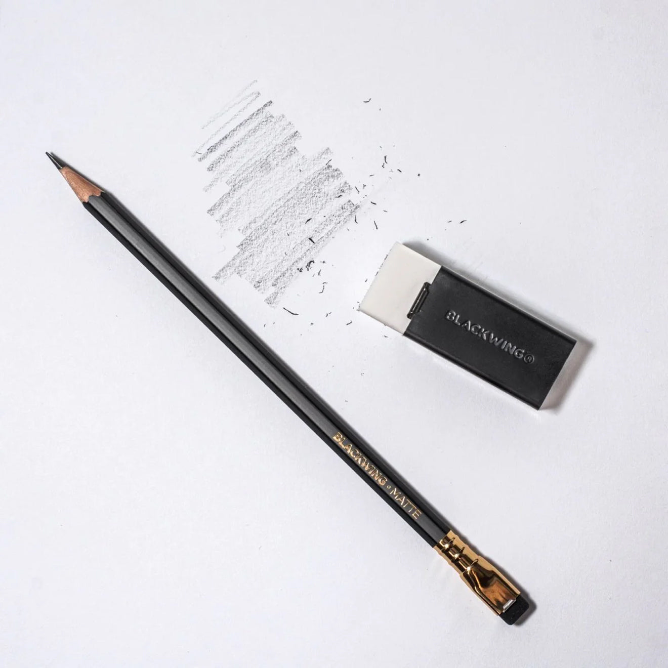 Blackwing Soft Handheld Eraser + Holder Black - pam pam 
