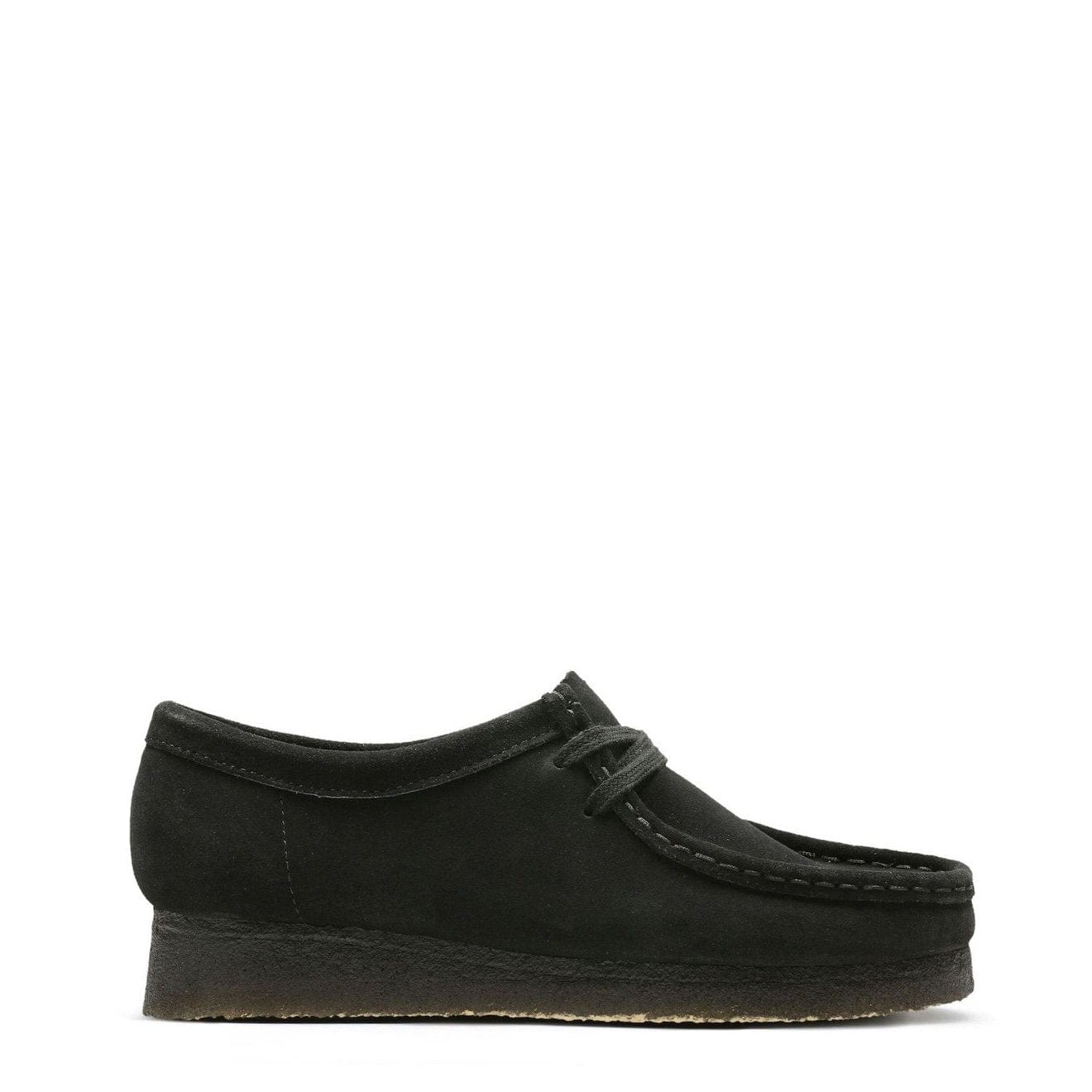 Clarks Originals Wallabee Shoes Black Suede