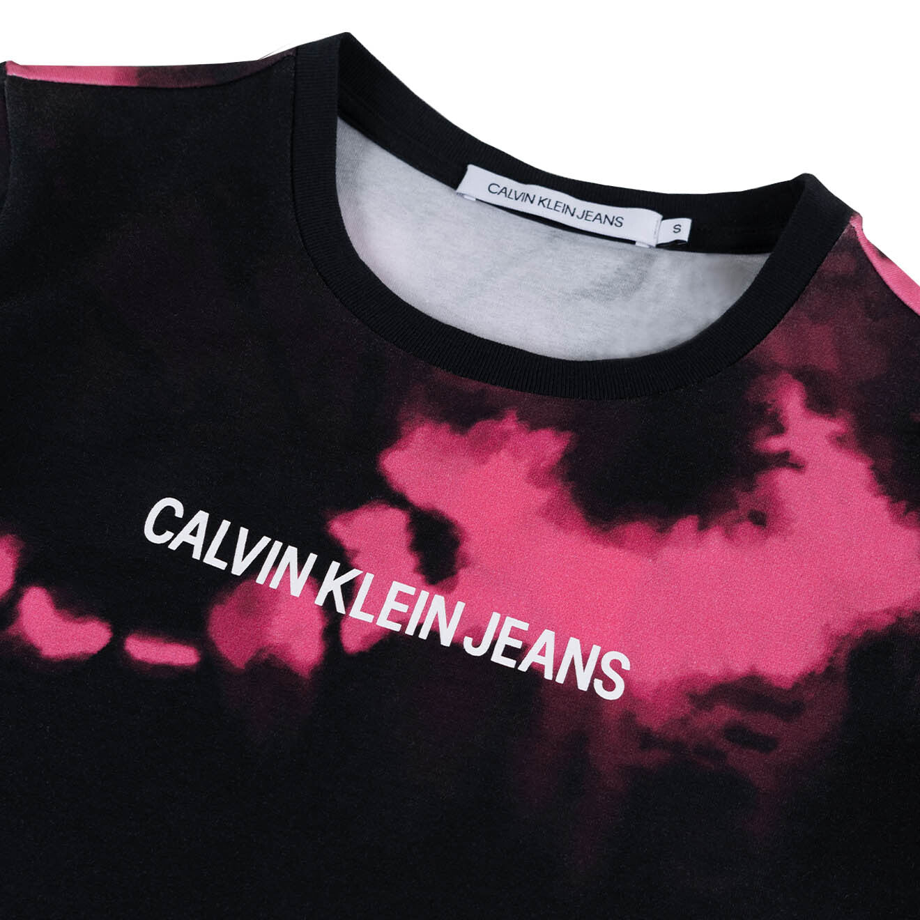 Calvin Klein Womens Acid Wash Dress Purple / Black - pam pam 