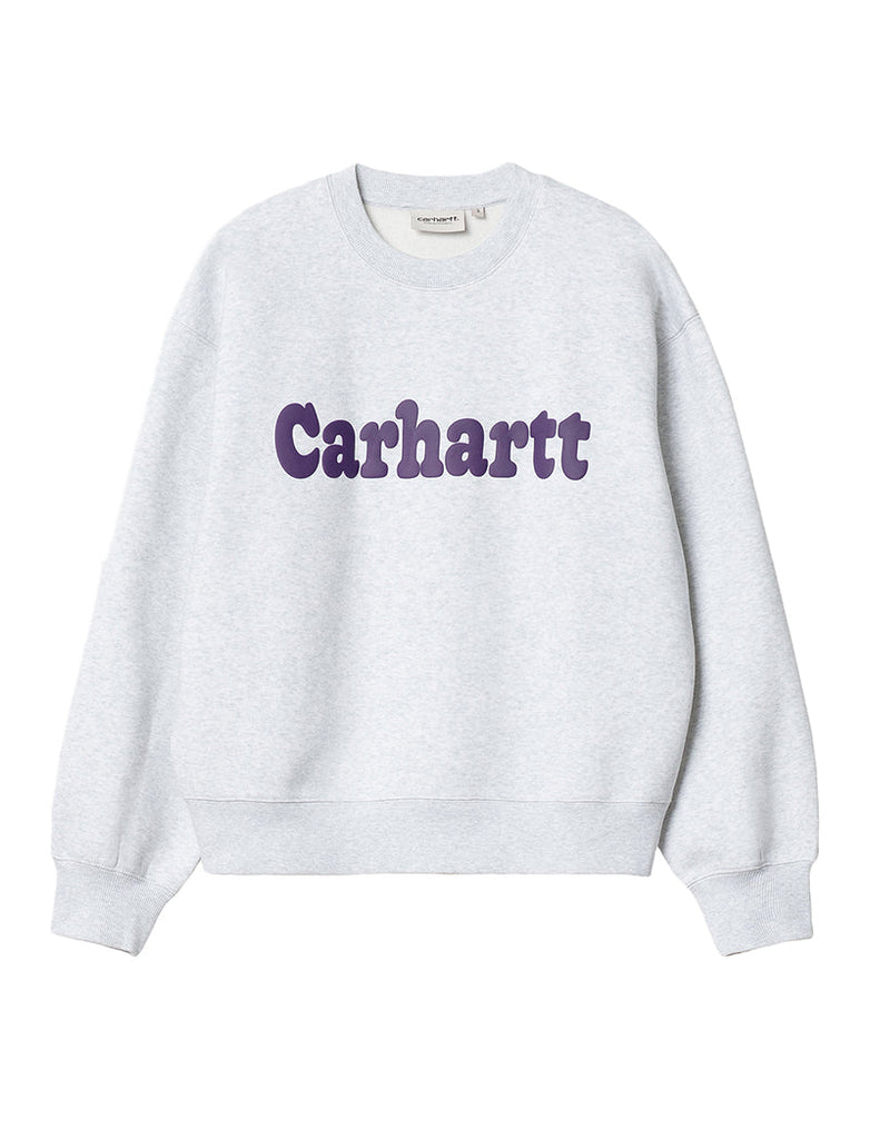 Carhartt WIP Bubbles Sweatshirt Grey Heather / Cassis Carhartt WIP