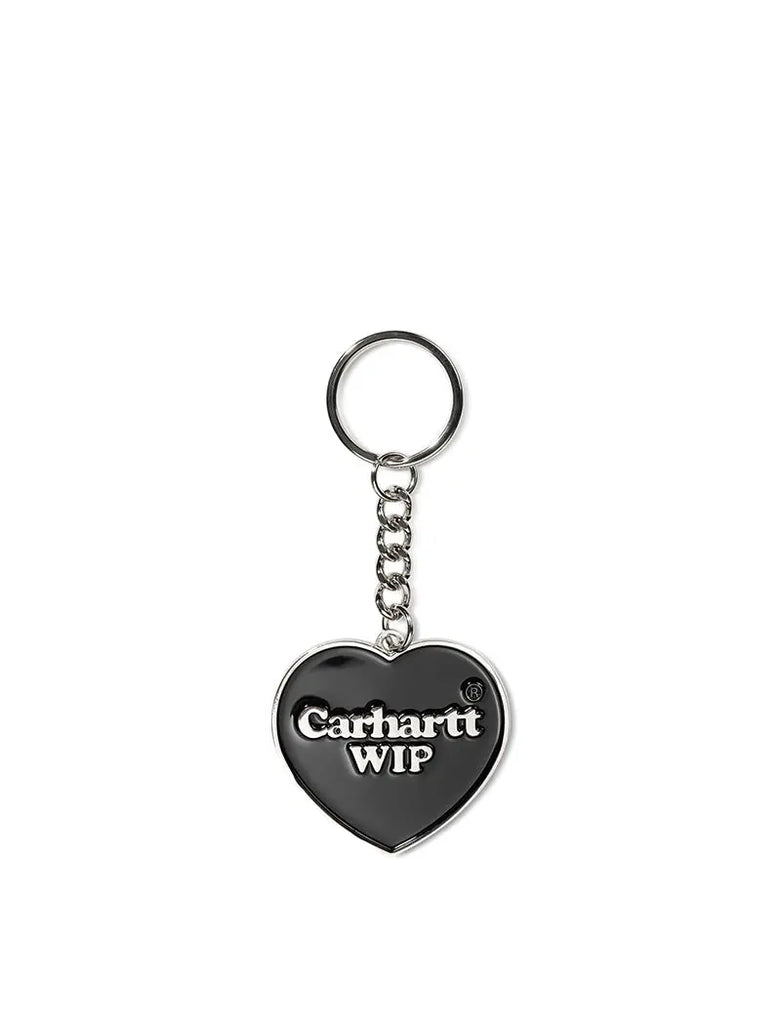 Carhartt WIP Heart Keychain Zinc Alloy Black