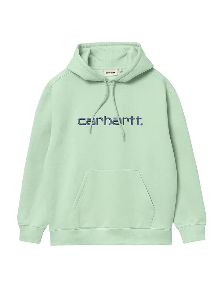 Carhartt WIP Hooded Carhartt Sweatshirt Pale Spearmint / Icy Carhartt WIP