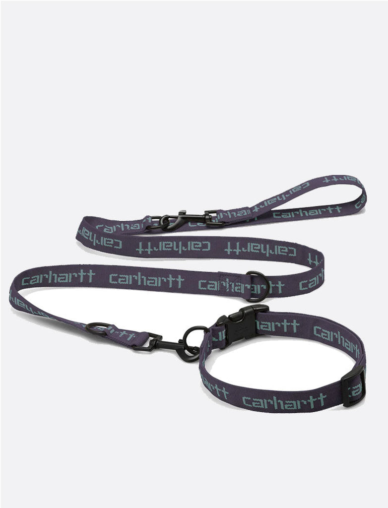 Carhartt WIP Script Dog Leash & Collar Artichoke / Misty Sage Carhartt WIP
