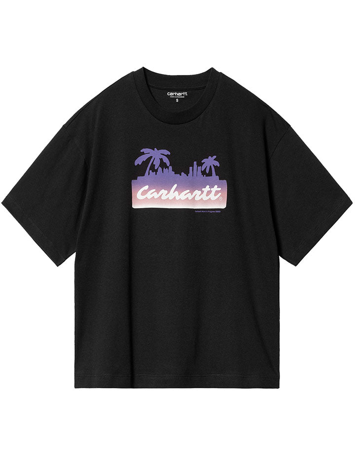 Carhartt WIP Womens S/S Palm Script T-Shirt Black Carhartt WIP
