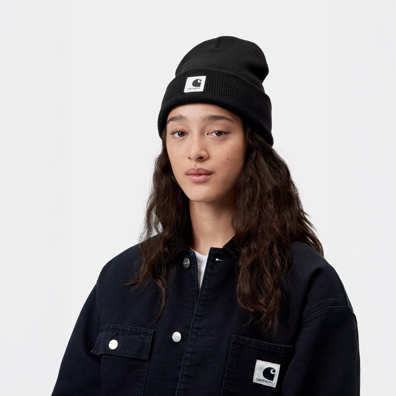 Carhartt WIP Ashley Beanie 9 Gauge Black
