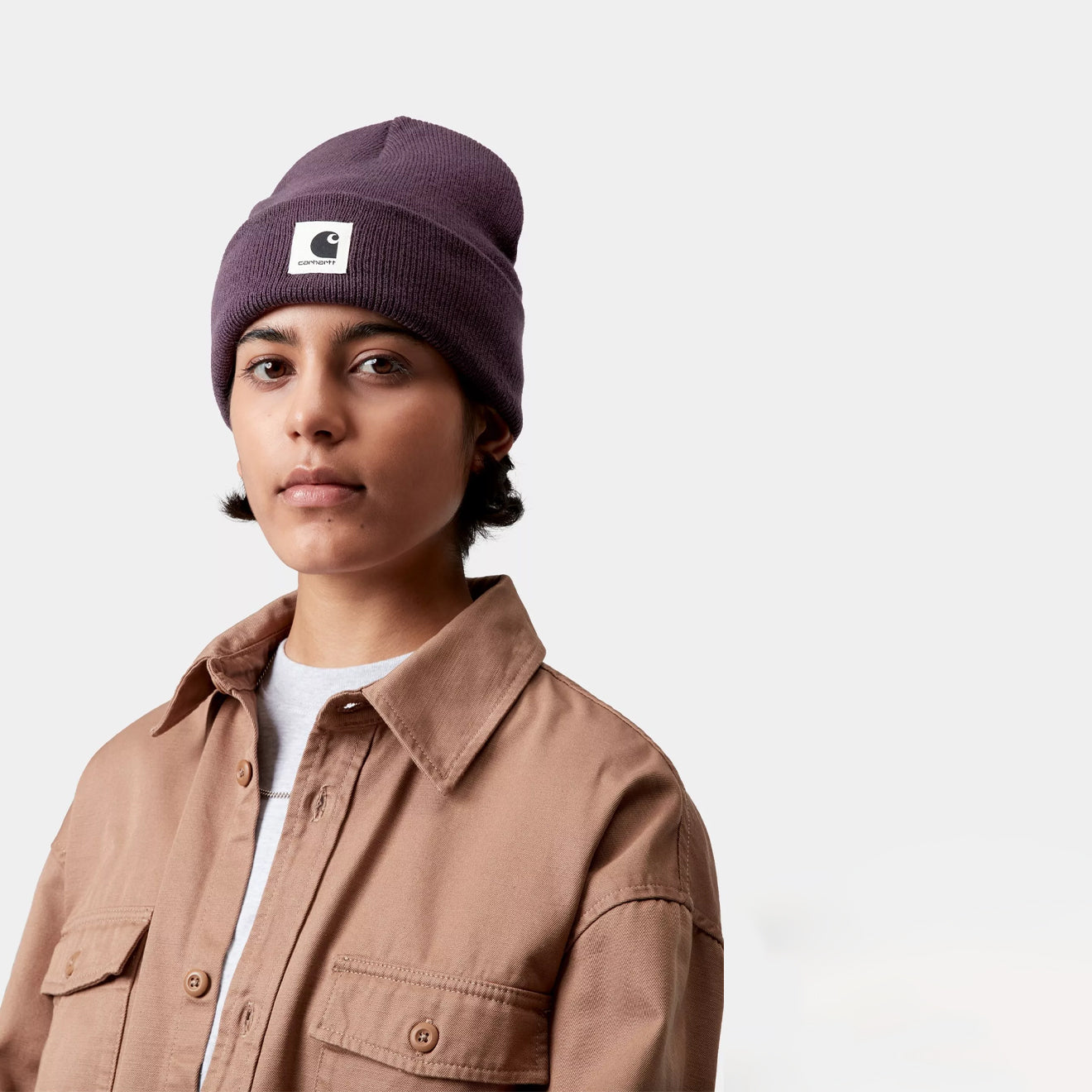 Carhartt WIP Ashley Beanie Cozy Purple - pam pam 
