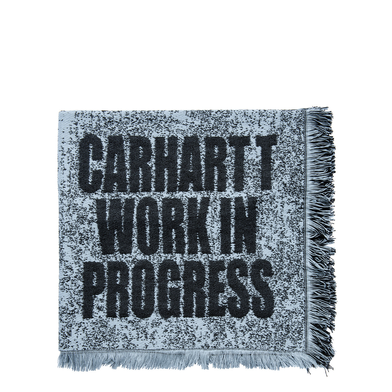 Carhartt WIP Chrysanthemum Woven Blanket Misty Sky / Black