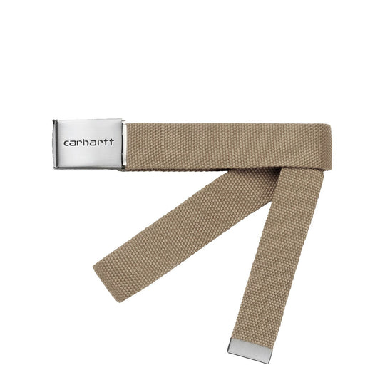 Carhartt WIP Clip Belt Chrome Leather