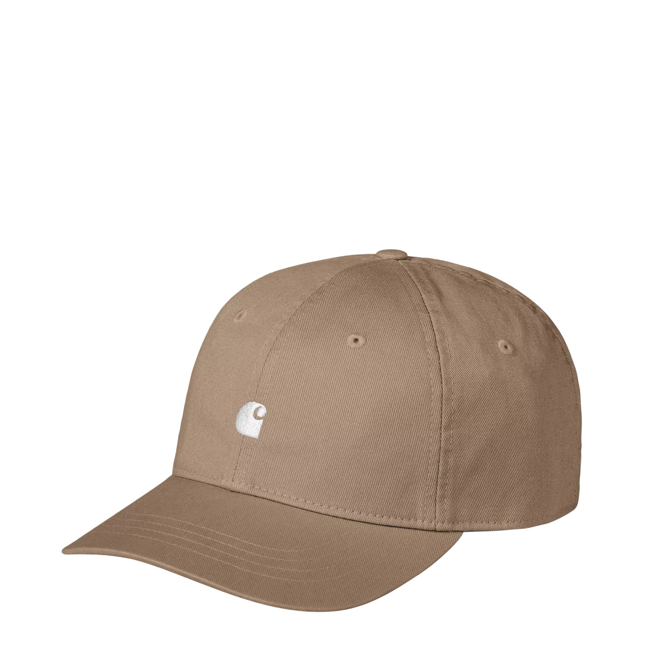 Carhartt WIP Madison Logo Cap Leather / White