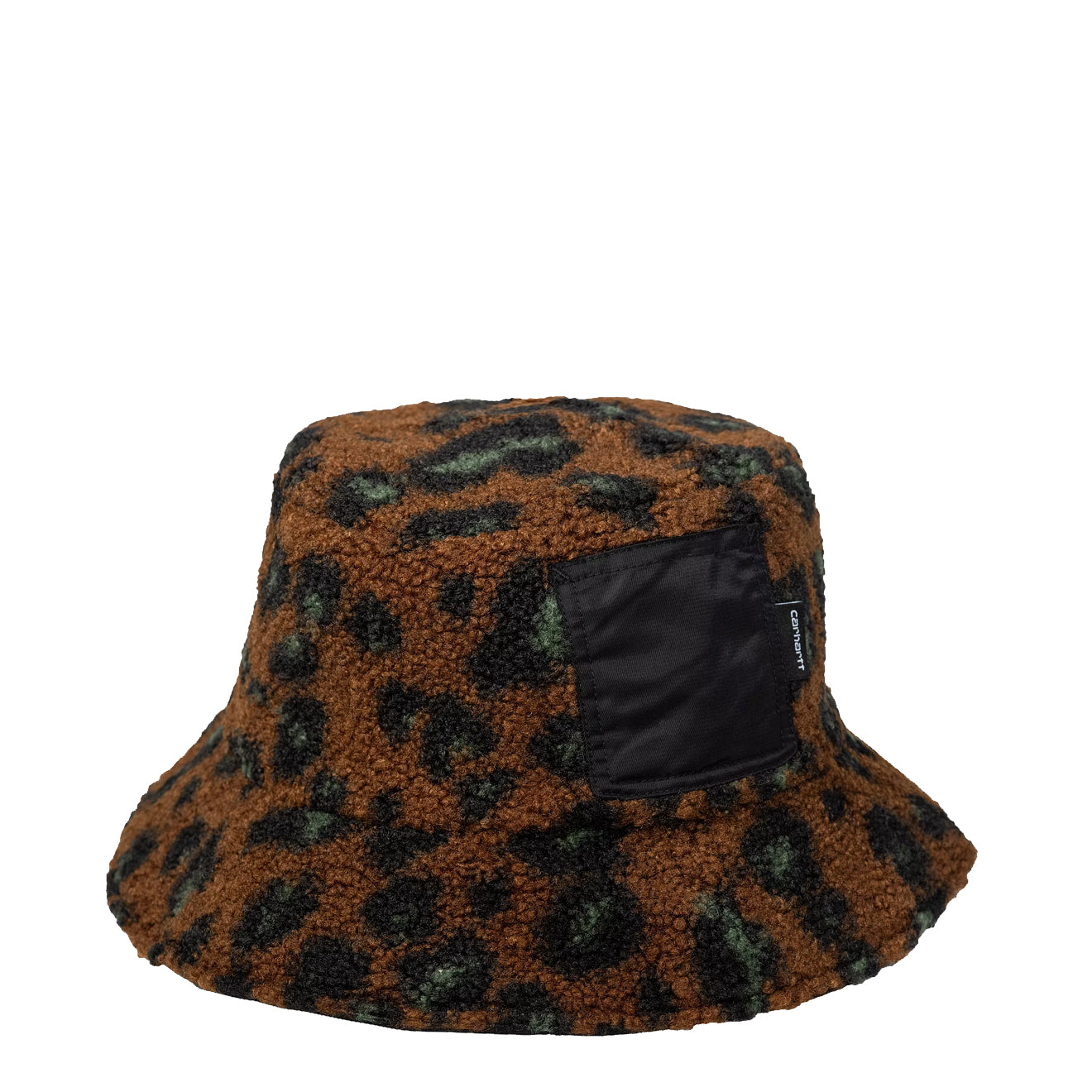 Carhartt WIP Orla Bucket Hat Camo Leo Jacquard Tamarind / Black