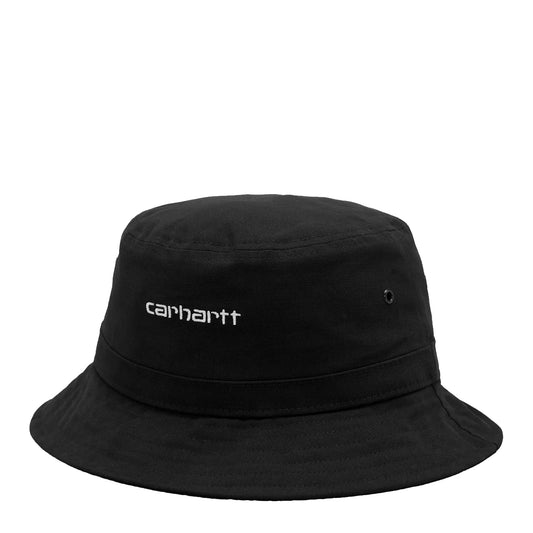 Carhartt WIP Script Bucket Hat Black / White