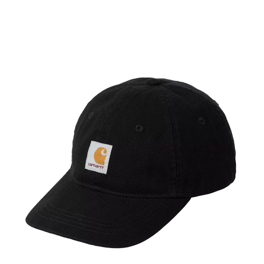 Carhartt WIP Selby Canvas Cap Black Stone Washed - pam pam