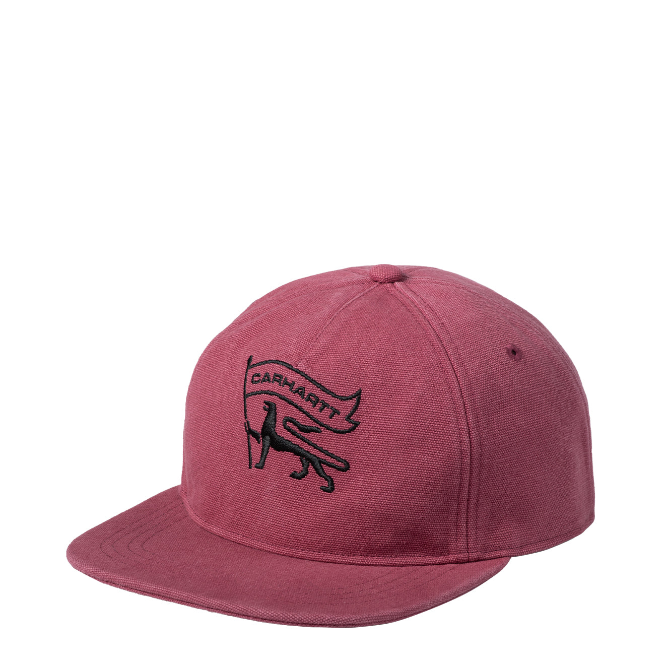 Carhartt WIP Stamp Cap Dusty Fuscia / Black