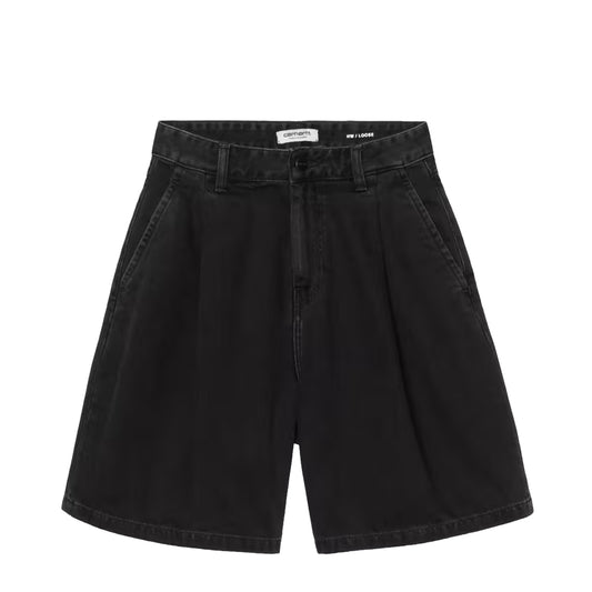 Carhartt WIP Womens Alta Short Black Stone Washed