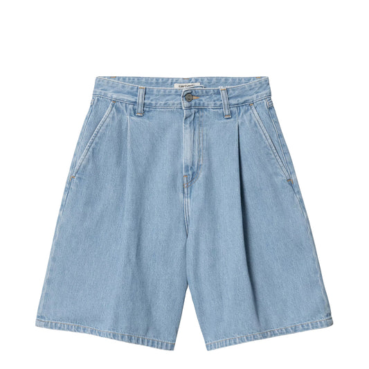 Carhartt WIP Womens Alta Short Blue Stone Bleached