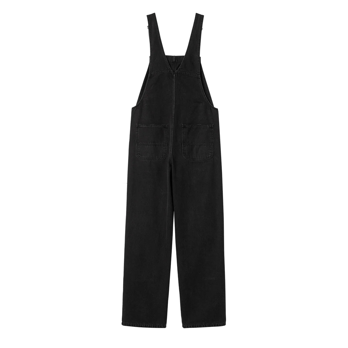 Carhartt WIP Bib Double Knee Black Stone Washed